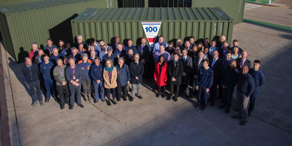 100th container leaves for Holland