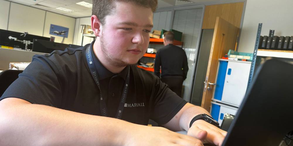 Alex and Connor pave the way for IT apprenticeships at Marshall