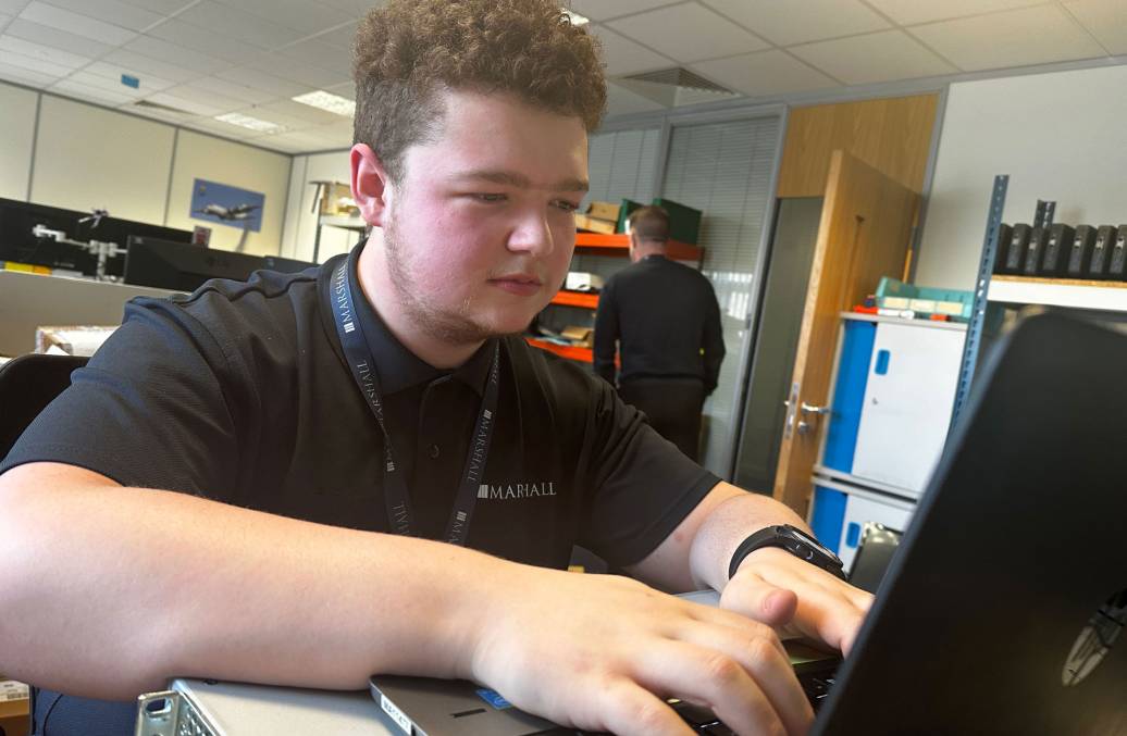 Alex and Connor pave the way for IT apprenticeships at Marshall