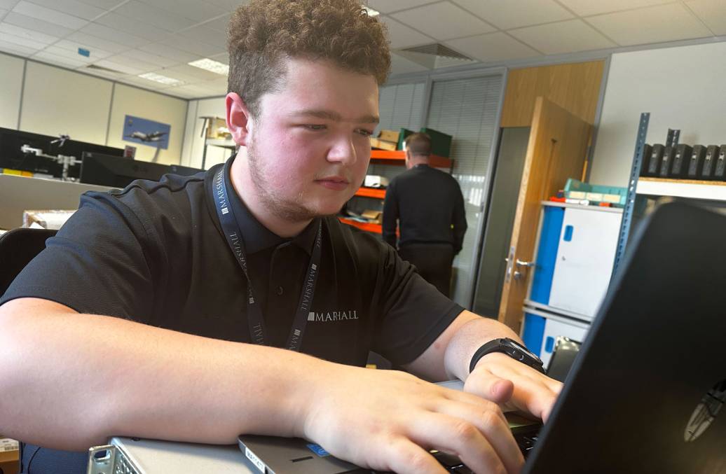 Alex and Connor pave the way for IT apprenticeships at Marshall