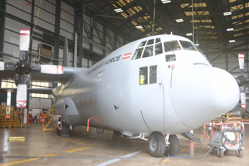 Marshall and Austrian Air Force celebrate completion of multi-year C-130 navigation upgrade programme