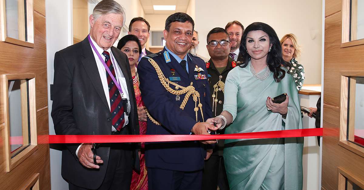Bangladesh Air Force Chief Opens Marshall Customer Service Centre