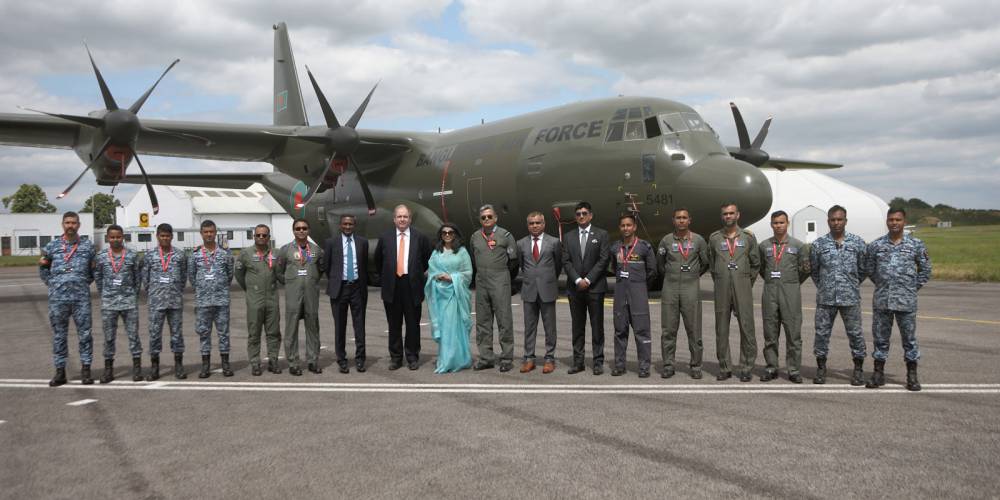 Bangladeshi C-130J fleet reaches full strength with Marshall's support