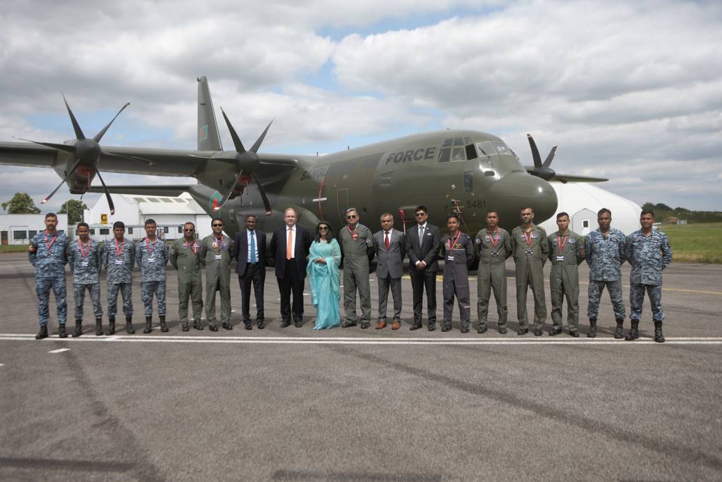 Bangladeshi C-130J fleet reaches full strength with Marshall's support