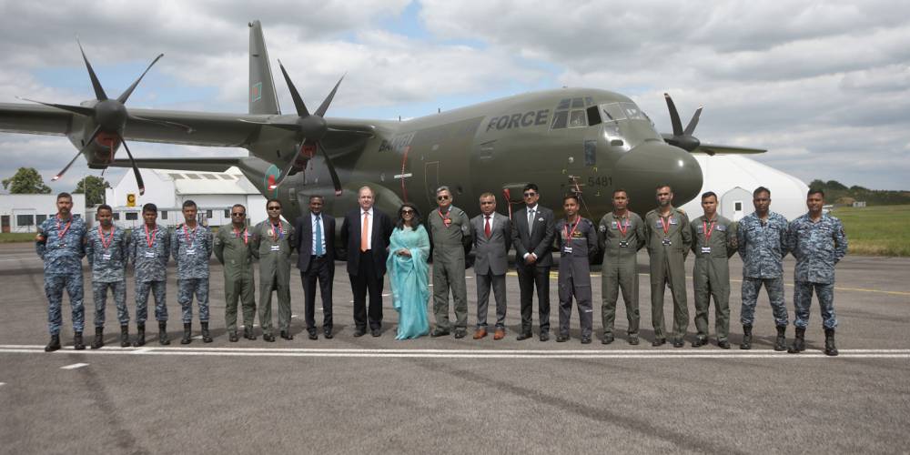 Bangladeshi C-130J fleet reaches full strength with Marshall's support