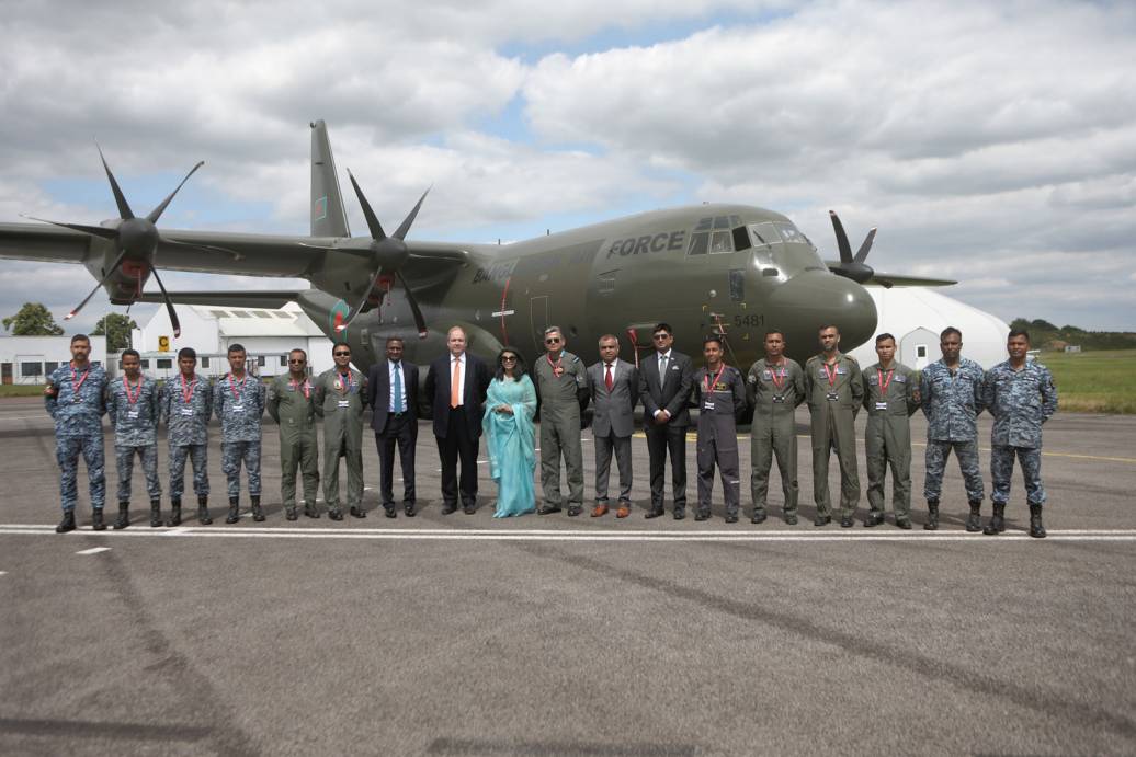Bangladeshi C-130J fleet reaches full strength with Marshall's support