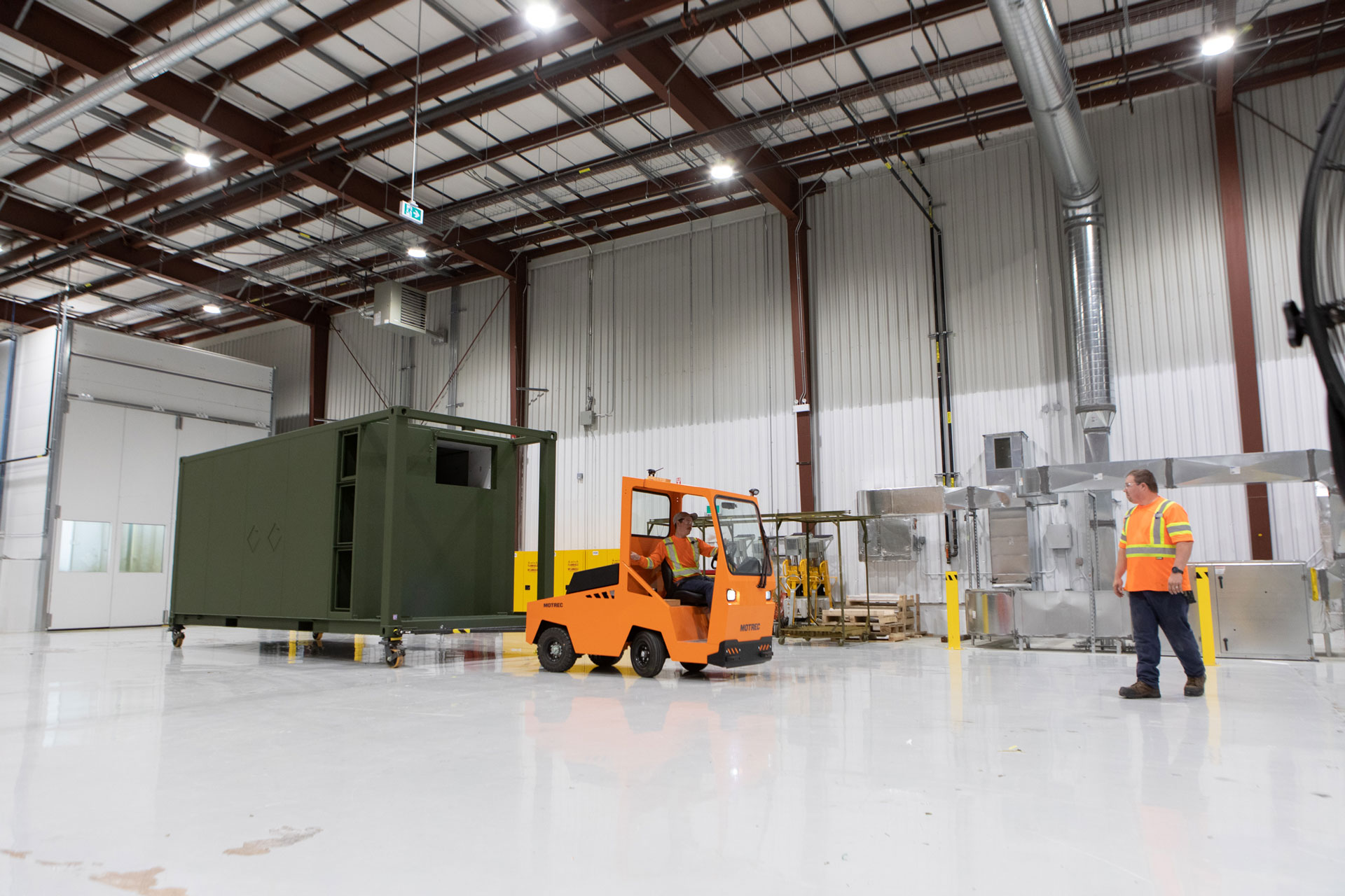 Deployable infrastructure production at our Moncton, New Brunswick, Canada facility