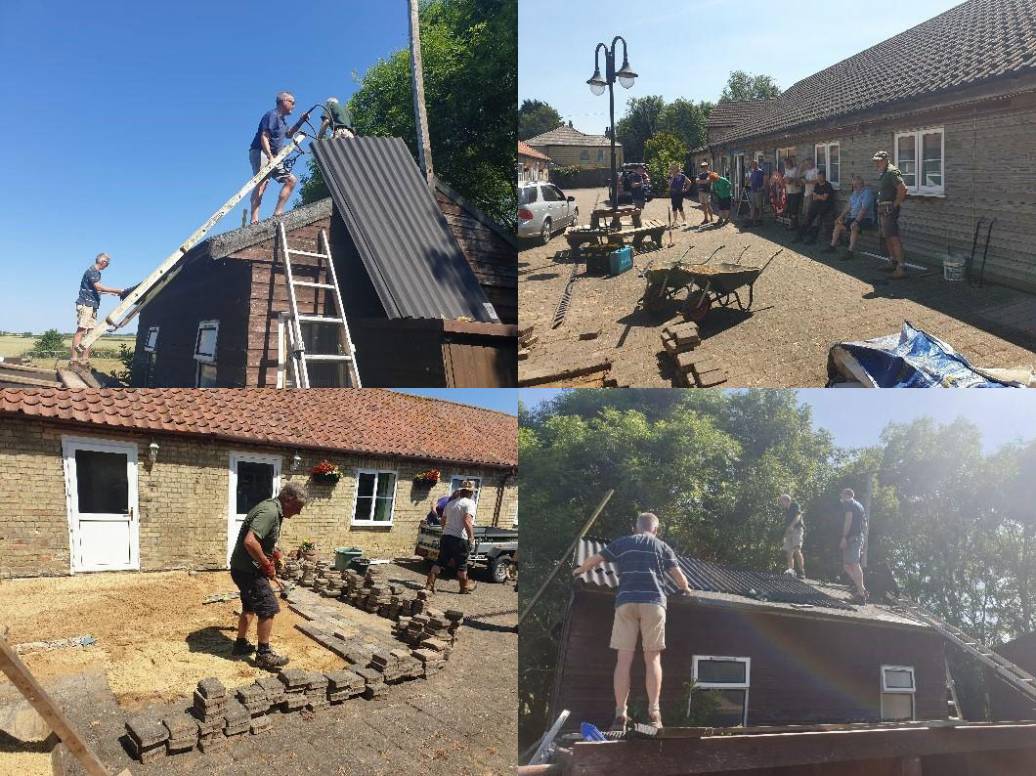 Hercules Integrated Operational Support Team volunteers at The Raptor Foundation