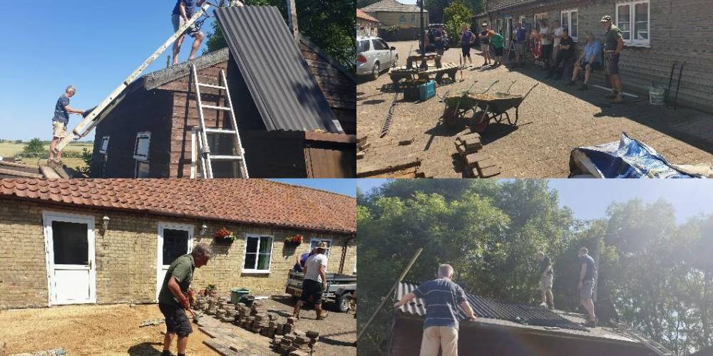 Hercules Integrated Operational Support Team volunteers at The Raptor Foundation