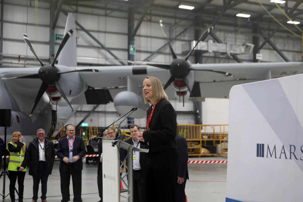 Lockheed Martin leaders salute Marshall's 50 years as Hercules Service Centre