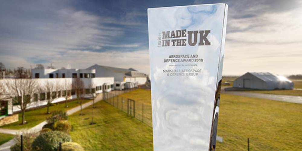 Marshall Aerospace and Defence Group wins top UK Manufacturing Award