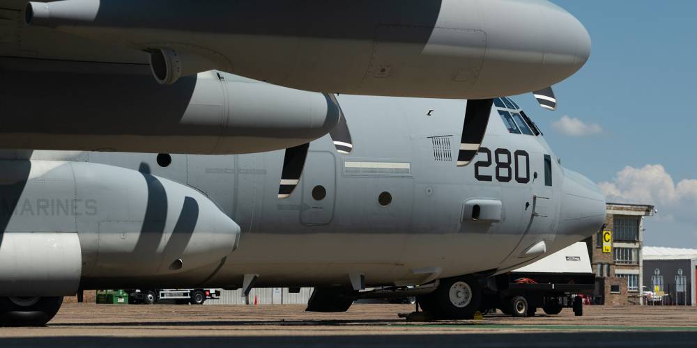 Marshall Aerospace celebrates five years of support for the US Marine Corps