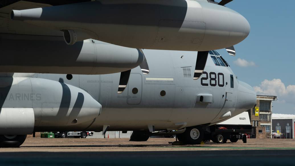 Marshall Aerospace celebrates five years of support for the US Marine Corps