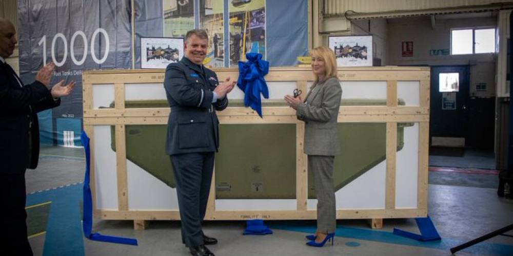 Marshall Aerostructures delivers 1000th Auxiliary Fuel Tank to the global P-8 Programme