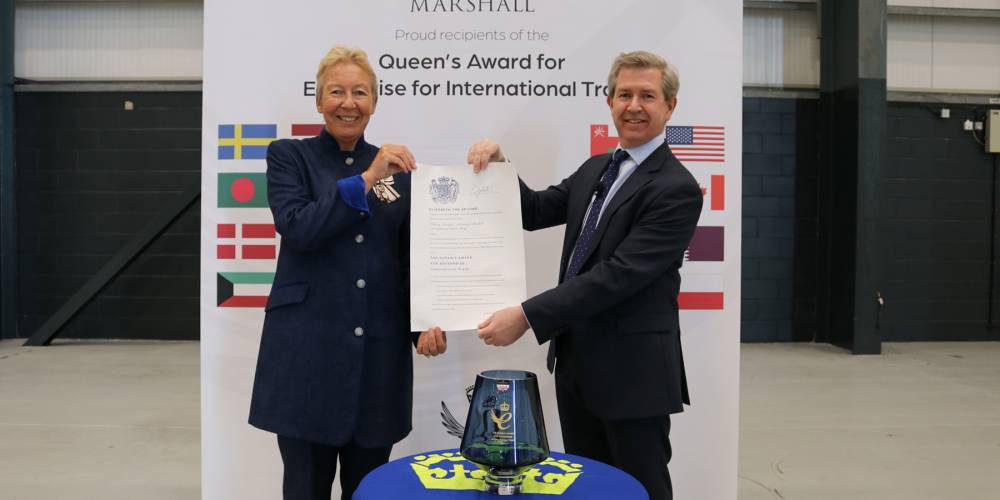Marshall Honoured with Queen’s Award for Enterprise for International Trade