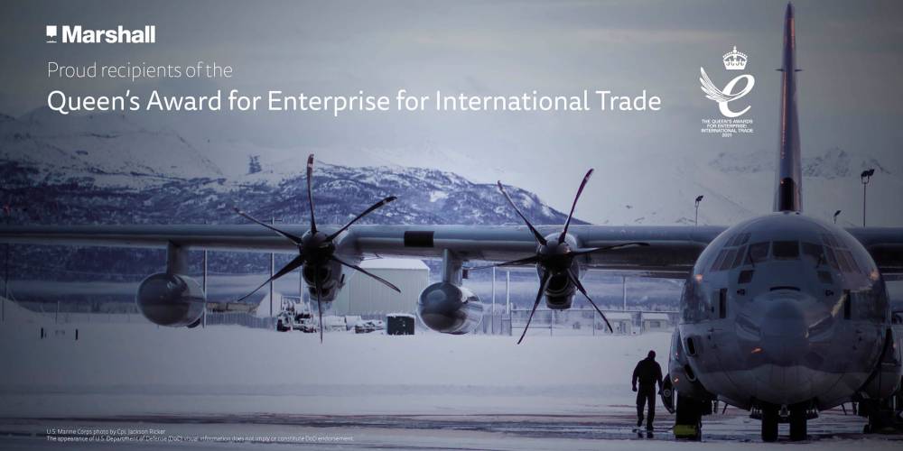 Marshall Honoured with Queen’s Award for Enterprise for International Trade