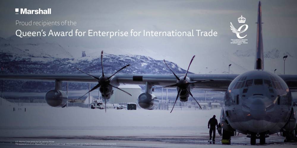 Marshall Honoured with Queen’s Award for Enterprise for International Trade