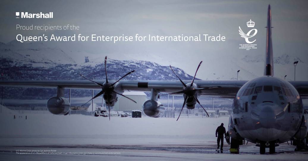 Marshall Honoured with Queen’s Award for Enterprise for International Trade
