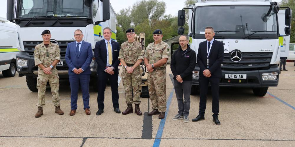 Marshall Land Systems delivers the first 10 EOD and ECM specialist vehicles to the UK Ministry of Defence