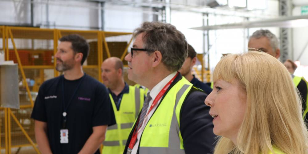 Marshall Receive Visit from Minister for Defence Procurement