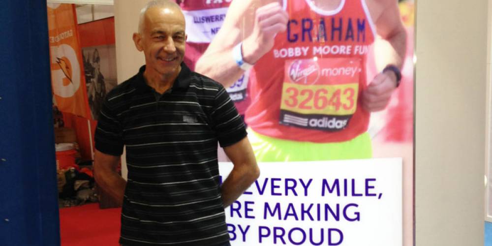 Marshall's Graham Moore is set to take on his 25th consecutive London Marathon