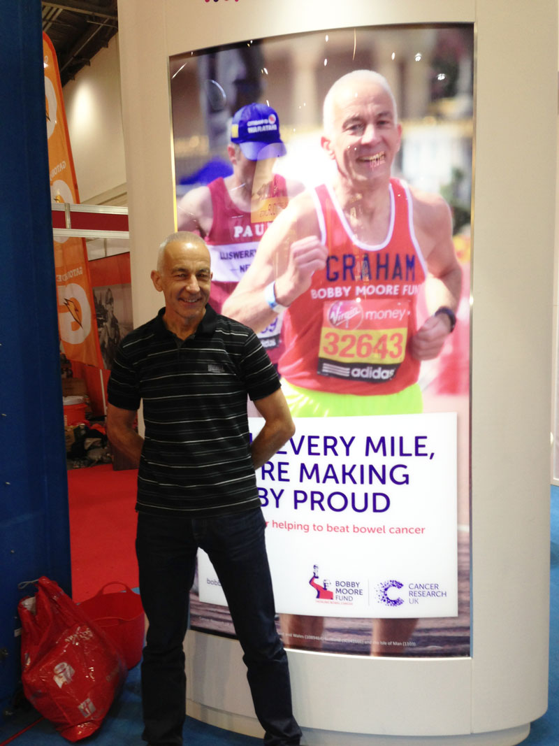 Marshall's Graham Moore is set to take on his 25th consecutive London Marathon