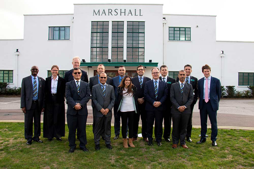 Marshall welcomes visit from Royal College of Defence Studies