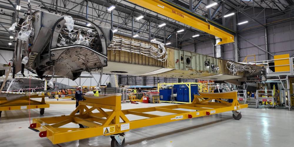 Heavy lifting meets careful execution: removing Fat Albert’s centre wing box