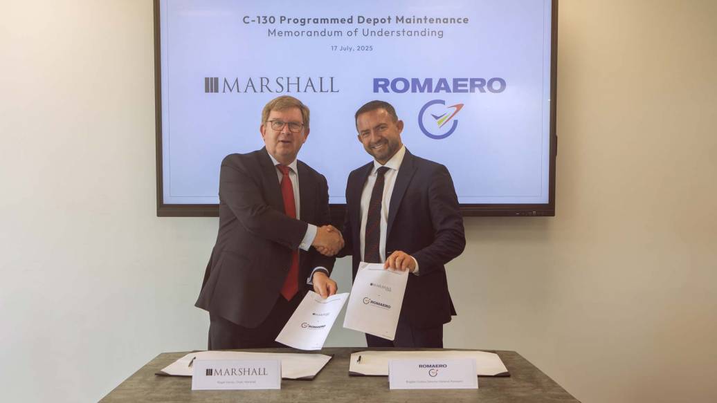 Romaero and Marshall exploring military MRO collaboration to advance Romania’s airlift ambitions