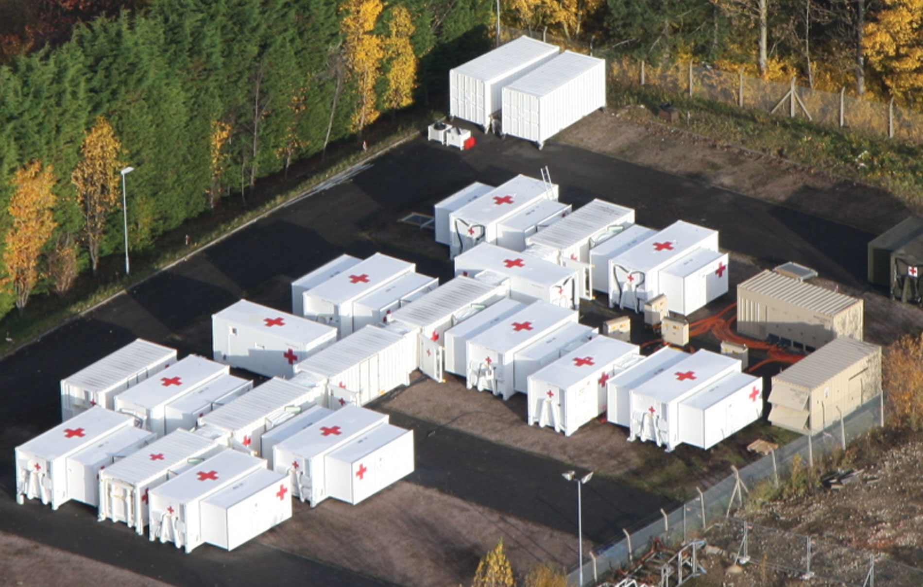 Marshall Land Systems Deployable Field Hospital