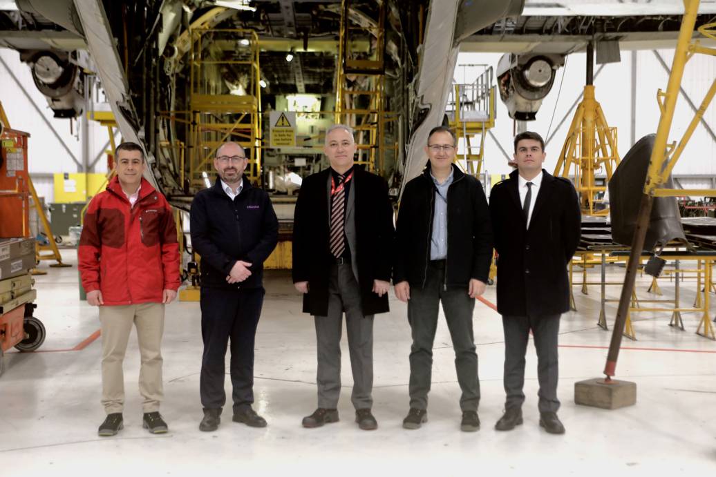 Turkish Air Force leaders visit Marshall Aerospace for C-130J programme update