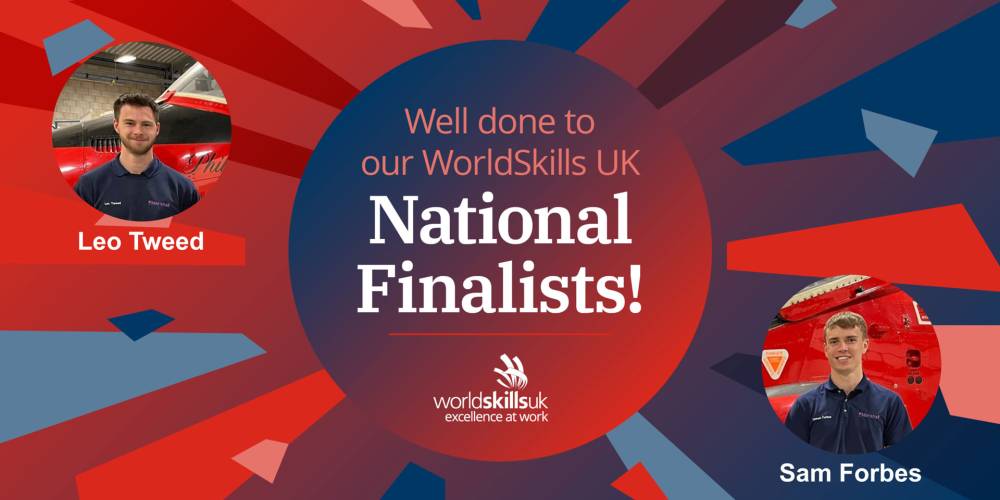 Two Marshall Aerospace apprentices reach WorldSkills UK finals