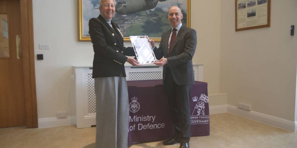 UK government award recognises Marshall’s armed forces employment commitment