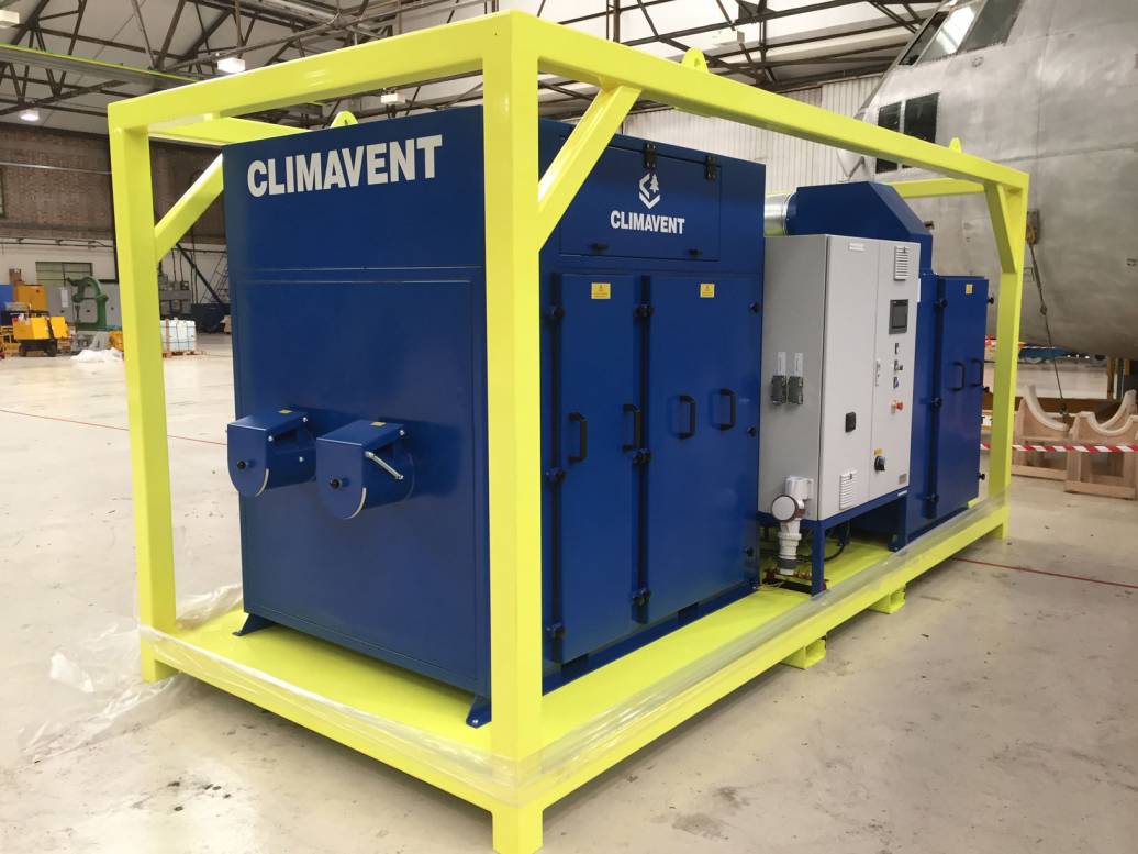 Unique mobile paint unit makes a clean sweep